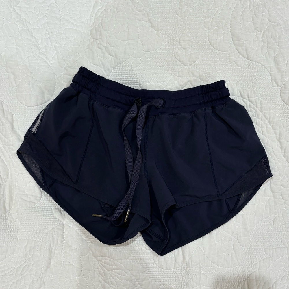 Navy Lululemon Shorts (size 4)
